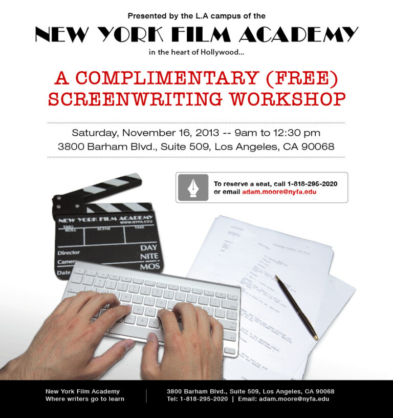 Screenwriting Workshop in LA