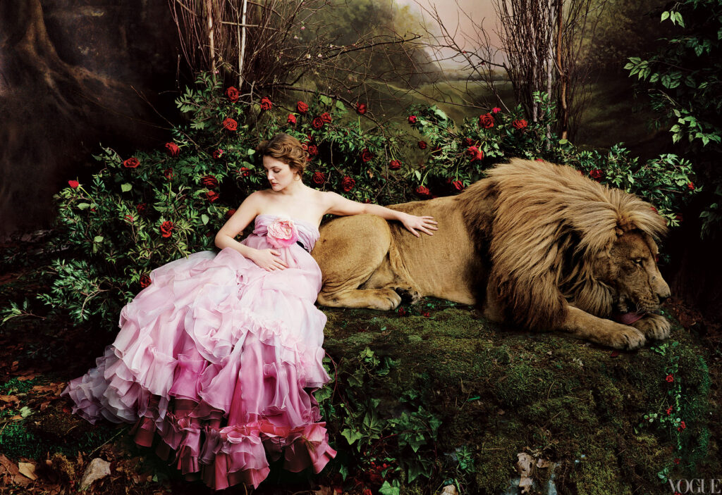 Drew Barrymore shot by Annie Leibovitz