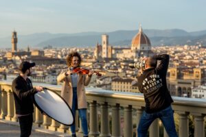 Florence photography violin