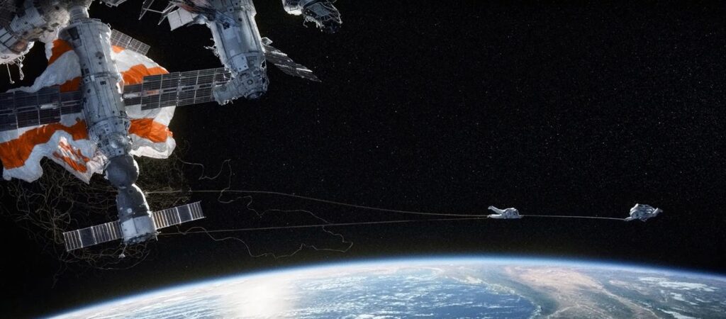 A wide shot from Gravity