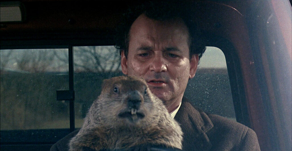 Scene from "Groundhog Day"