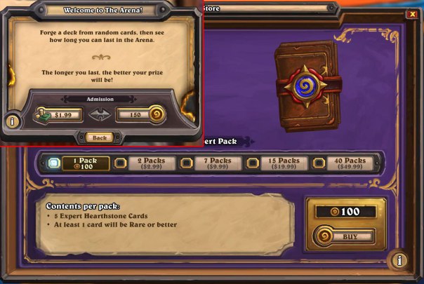 Hearthstone screen shot