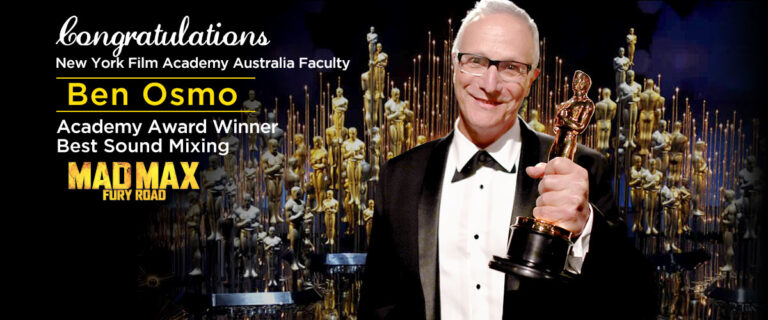 NYFA Australia Sydney’s Ben Osmo Wins Oscar for Best Sound Mixing