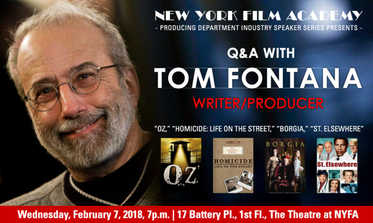 Tom Fontana Visits New York Film Academy as Special Guest Speaker