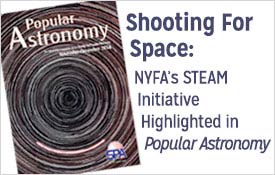SHOOTING FOR SPACE: NEW YORK FILM ACADEMY’S STEAM INITIATIVE HIGHLIGHTED IN “POPULAR ASTRONOMY”