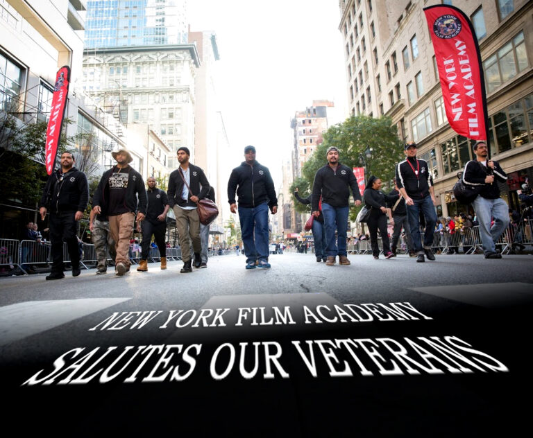 NYFA Veteran Students March in Veterans Day Parade
