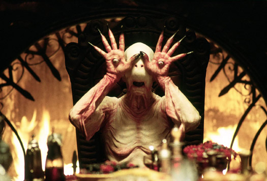 Eyeballs in hands in Pan's Labyrinth