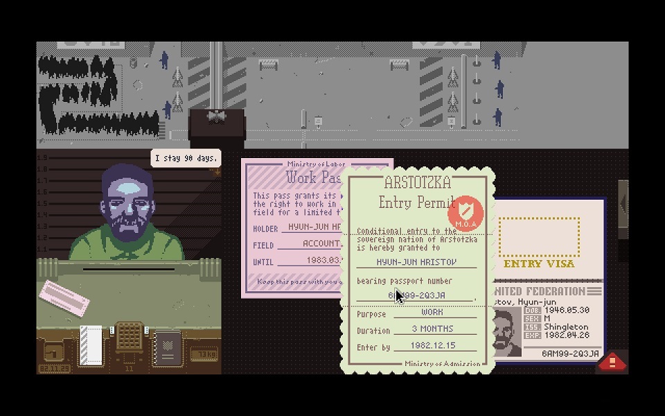 Papers, Please Short Film Released On and Steam - mxdwn Games