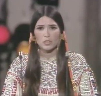 Scheen Littlefeather at the 1973 Oscars