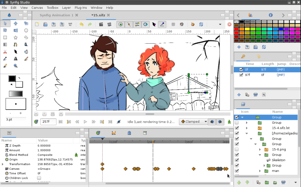 synfig animation software