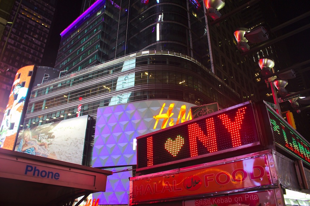 Times Square I Heart NY