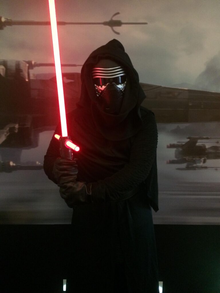 NYFA alum Francesco Panzieri dresses as Kylo Ren