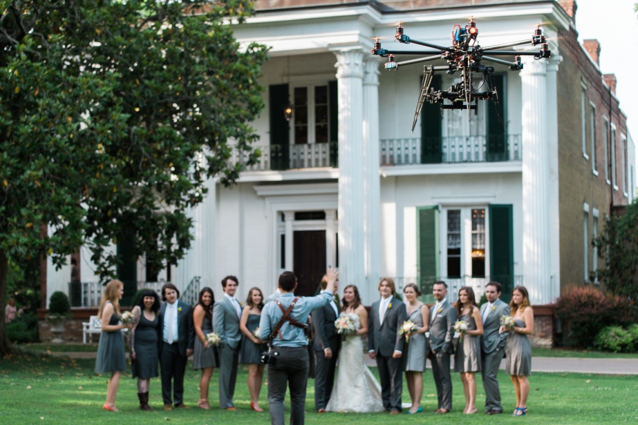 wedding photography drone