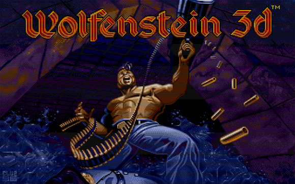 Home screen from Wolfenstein 3D