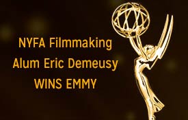 NYFA FILMMAKING ALUM ERIC DEMEUSY WINS EMMY FOR “STRANGER THINGS” TITLE DESIGN