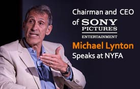 CHAIRMAN AND CEO OF SONY PICTURES ENTERTAINMENT MICHAEL LYNTON SPEAKS AT NEW YORK FILM ACADEMY