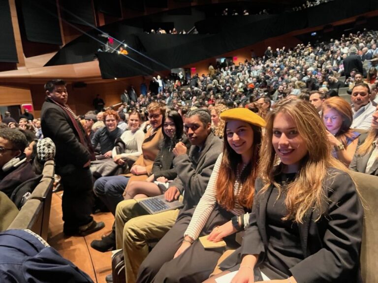 Producing Students Attend ‘The Whale’ Premiere in Lincoln Center