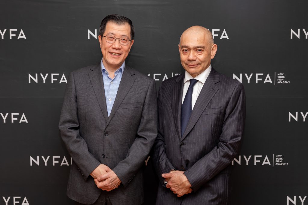 Consul General Mr. Guo Shaochun alongside NYFA Leadership