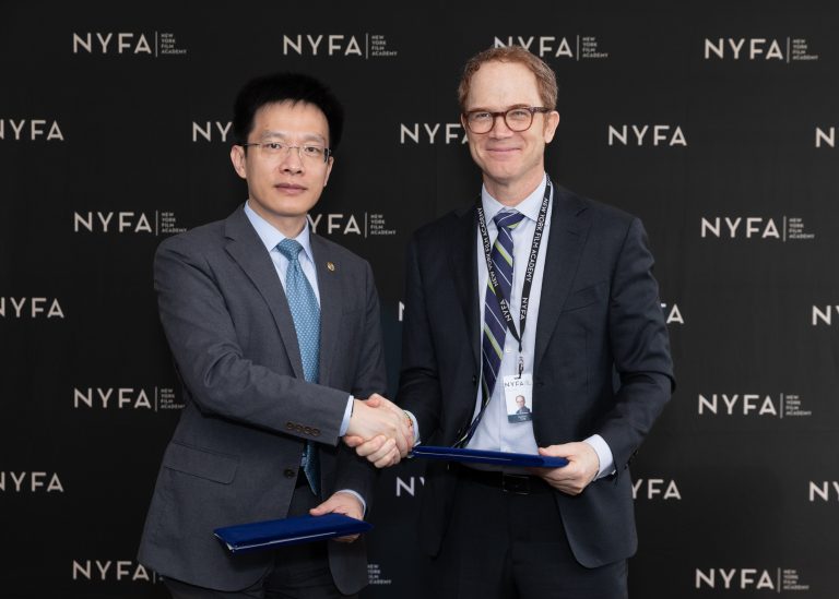 Vice President Shi Dalin of Xiamen University and NYFA President Michael Young