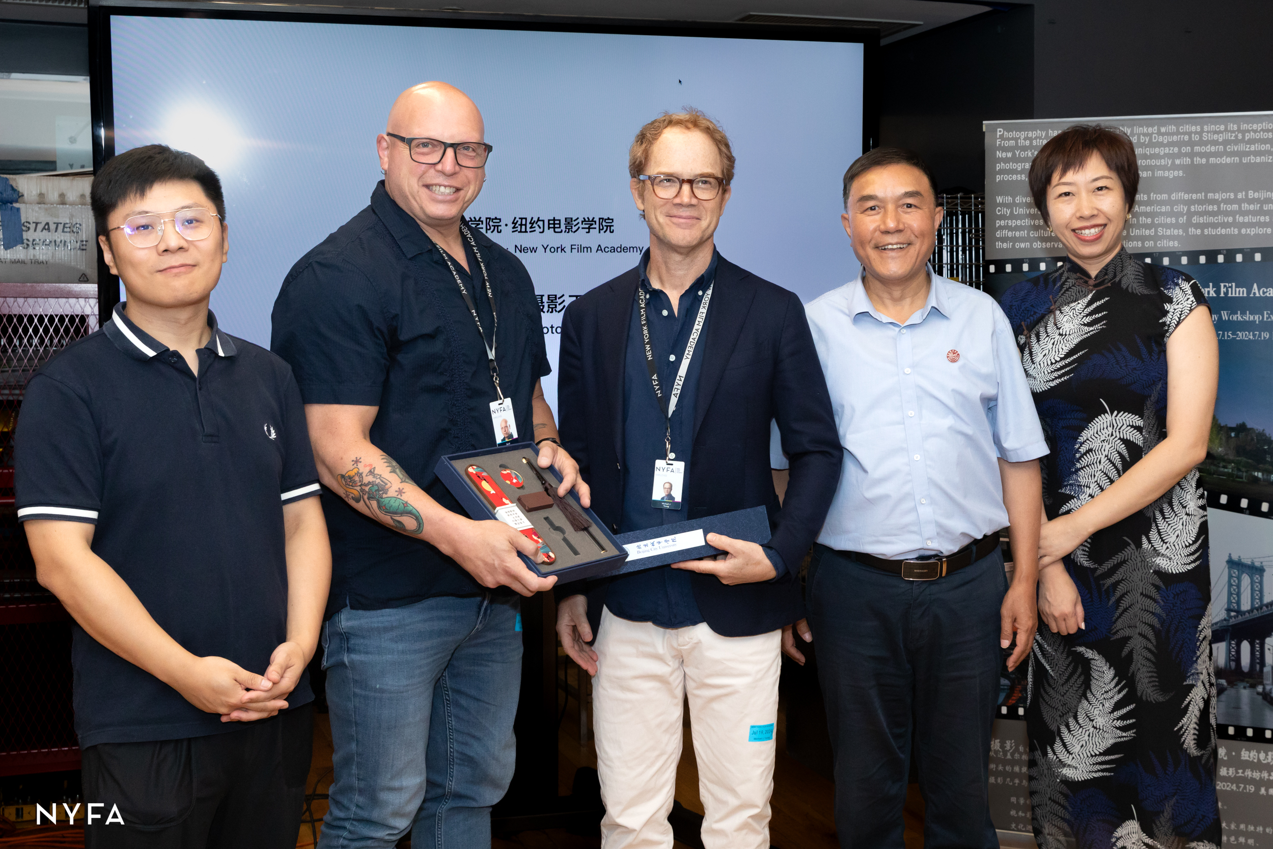 Beijing City University Visits NYFA New York City Campus